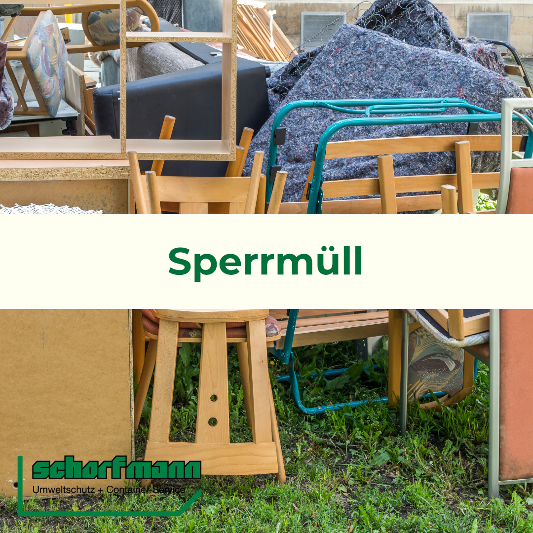 Grafik für Informationen zu Abfallarten - Sperrmüll
